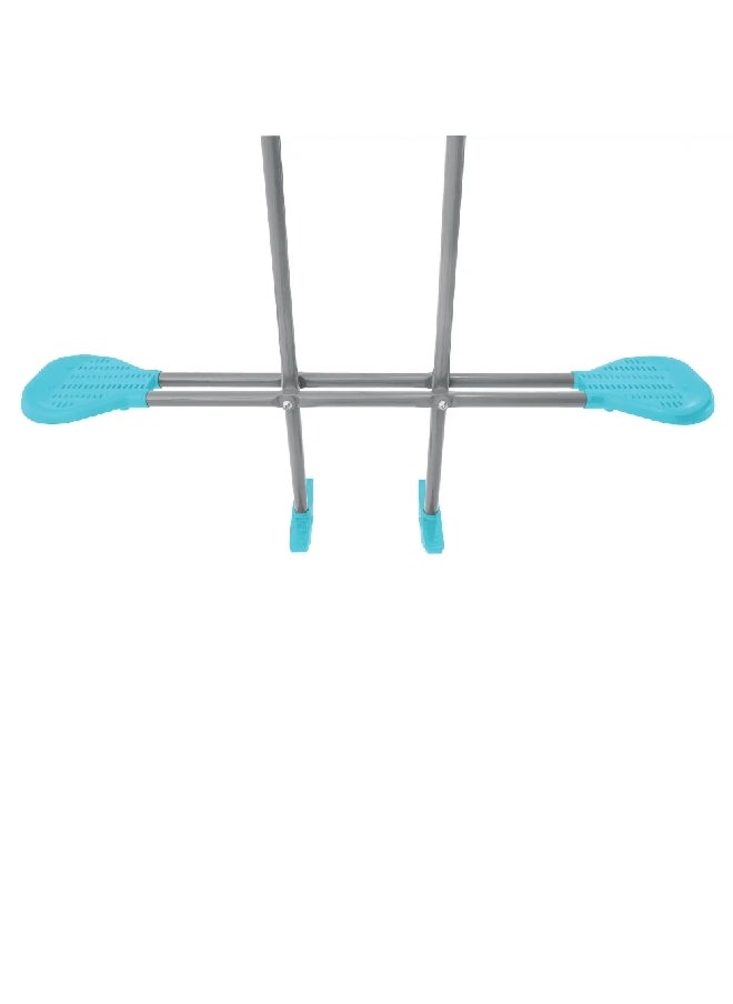 3-Feature Colorful Swing and Glide Heavy Duty Outdoor Swing Set Green and Blue 203 x 343 x 249 cm INT44121