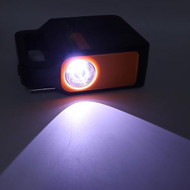 Hoshui solar-powered power bank, 6000mAh portable solar generator with - Image 2