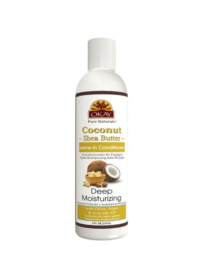 OKAY Coconut And Shea Butter Leave In Conditioner 8.Oz / 237Ml - Image 1