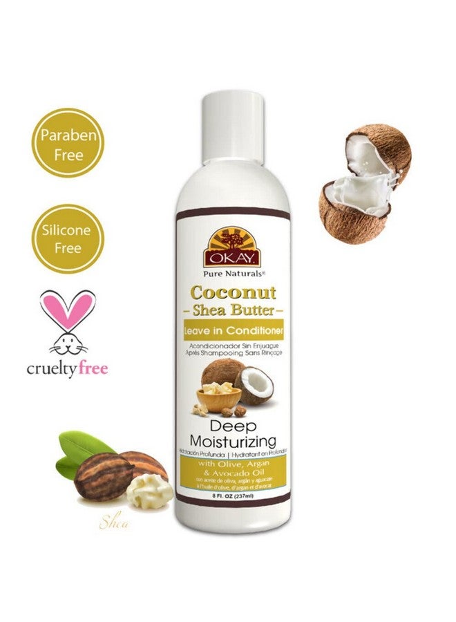OKAY Coconut And Shea Butter Leave In Conditioner 8.Oz / 237Ml - Image 3