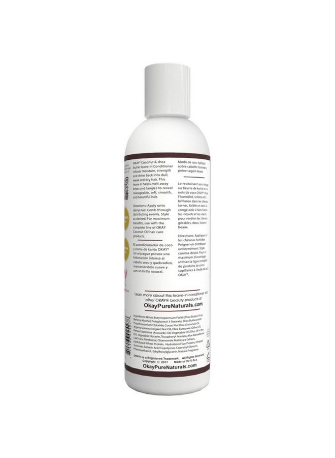 OKAY Coconut And Shea Butter Leave In Conditioner 8.Oz / 237Ml - Image 2