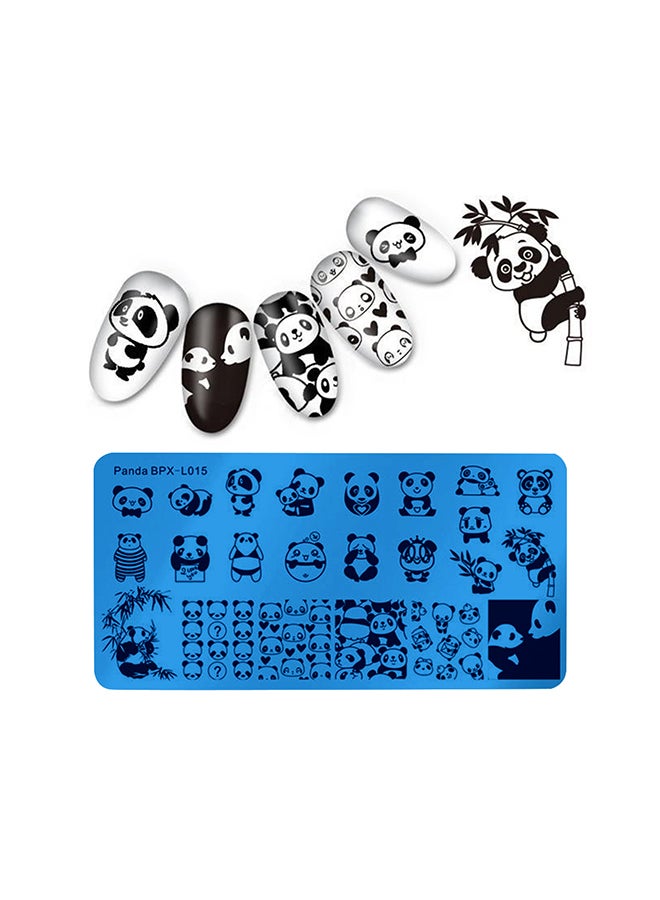 brunson أطباق طباعة الأظافر أداة طباعة الأظافر وكاشط للأظافر للمانيكير والباديكير الاحترافي قوالب مثالية لتصميمات أظافر جميلة في الصالونات وفي المنزل قوالب فن الأظافر