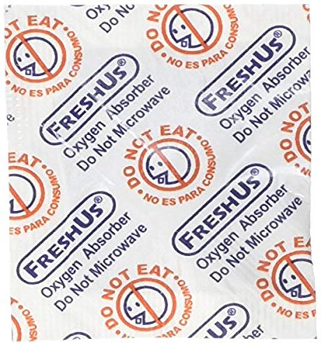 FreshUs 100cc Oxygen Absorbers for Dehydrated Food and Emergency Storage (100 Pack), Multicolor - Image 1