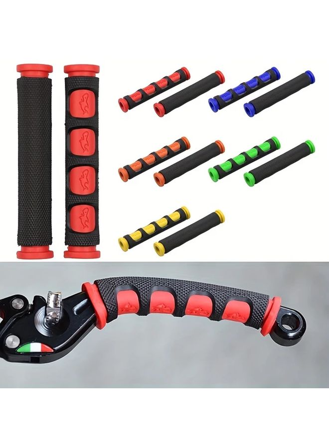 Red Non Slip Brake Lever Covers For Enhanced Control Fits Electric Scooters And Racing Handles - Image 1