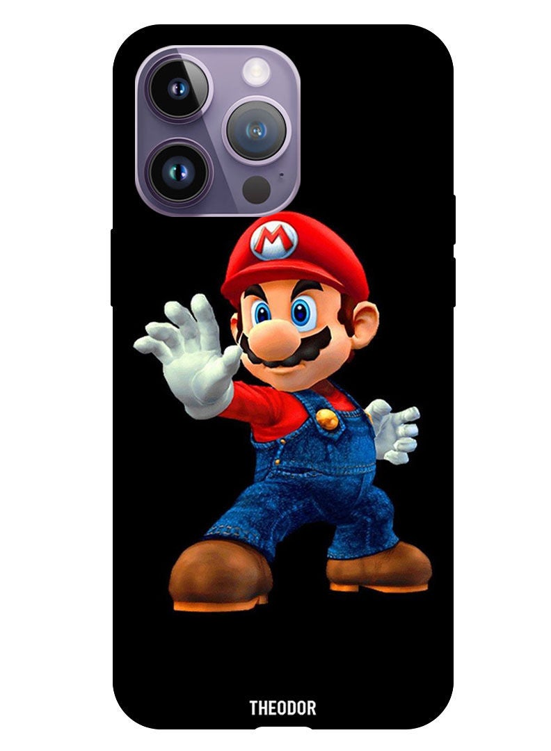 Theodor Protective Case Cover For Apple iPhone 14 Pro 6.1" 2022 Super Mario - Image 1