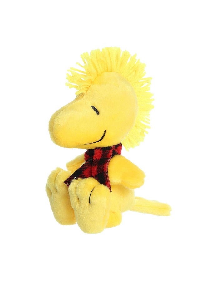 Aurora® Festive Peanuts® Winter Plaid Woodstock Stuffed Animal - Classic Characters - Lasting Memories - Yellow 6 Inches - Image 5