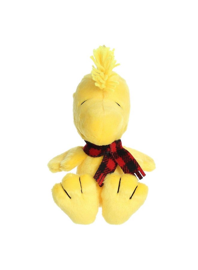 Aurora® Festive Peanuts® Winter Plaid Woodstock Stuffed Animal - Classic Characters - Lasting Memories - Yellow 6 Inches - Image 2