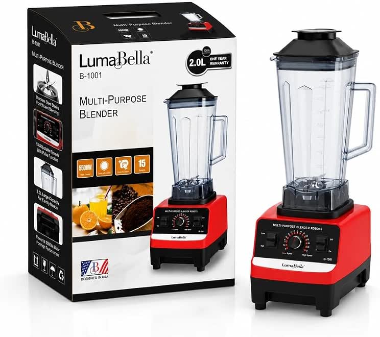 Luma Bella - Multi-Purpose Blender 5500W, 2L - A1-30