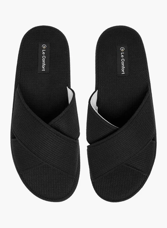 Le Confort Cross Strap Bedroom Slippers
