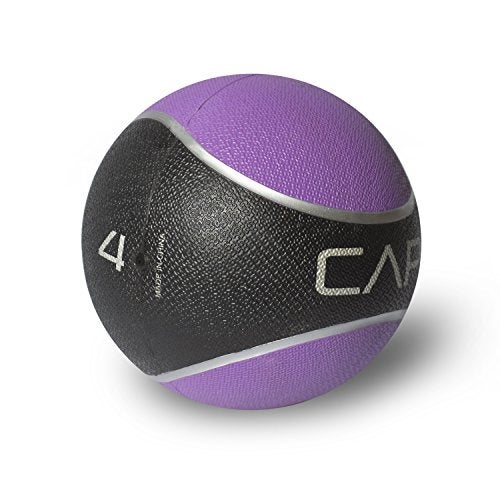 CAP Barbell Rubber Medicine Ball, 4-Pound, Purple - Image 3