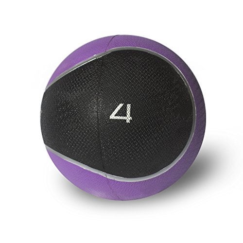 CAP Barbell Rubber Medicine Ball, 4-Pound, Purple - Image 2