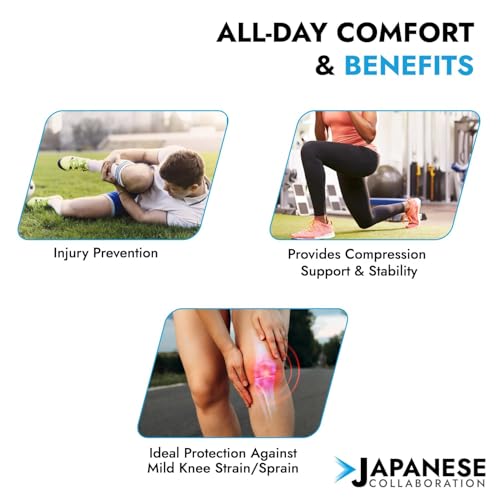 Gochamps Premium Neoprene Knee Support with Open Patella & Adjustable Strap, Anti-Slip Design for Running, Gym & Training, Japanese Collaboration, Large (44-48 cm, Pack Of 1) - Image 5