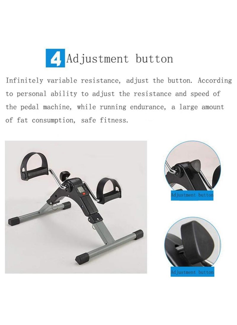 Fully Assembled Mini Pedal Exercise Machine With Digital  Display