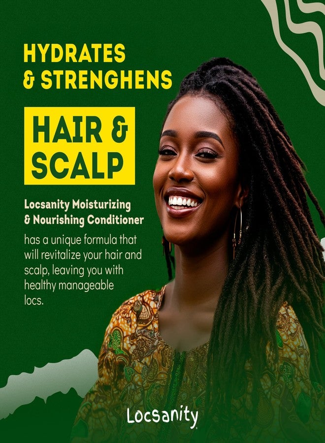 Locsanity Rosewater and Peppermint Moisturizing and Nourishing Conditioner - Image 4