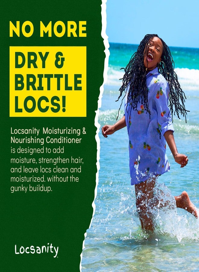 Locsanity Rosewater and Peppermint Moisturizing and Nourishing Conditioner - Image 5