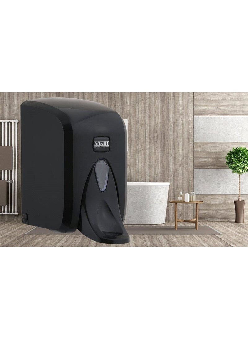 Vialli F5MB Medical Foam Soap Dispenser Black 500 ml  - Image 2