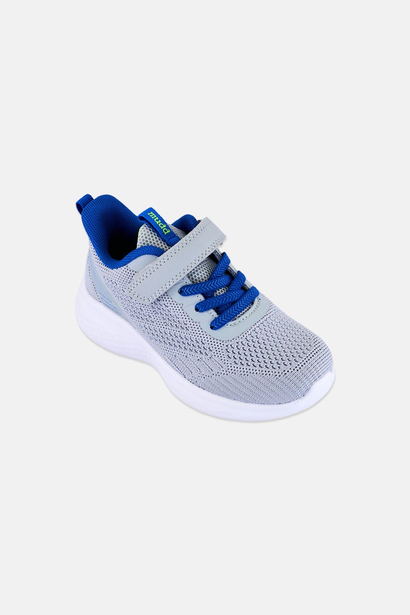 Mudd Toddlers Boy Velcro Closure Casual Shoes, Light Grey - Image 1