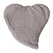 Bucky Hot Cold Therapy Spa Collection Ultra Luxe Heart Warmer Plush Gray - Image 4
