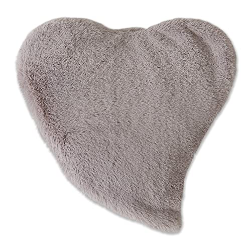 Bucky Hot Cold Therapy Spa Collection Ultra Luxe Heart Warmer Plush Gray - Image 5
