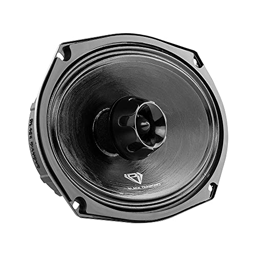 BLACK DIAMOND DIA-XT69 6 x 9 Inches Car Audio Mid-Range Loudspeaker with Built-in Bullet Tweeter 4-Ohm 550 Watts (1 Speaker) - Image 1