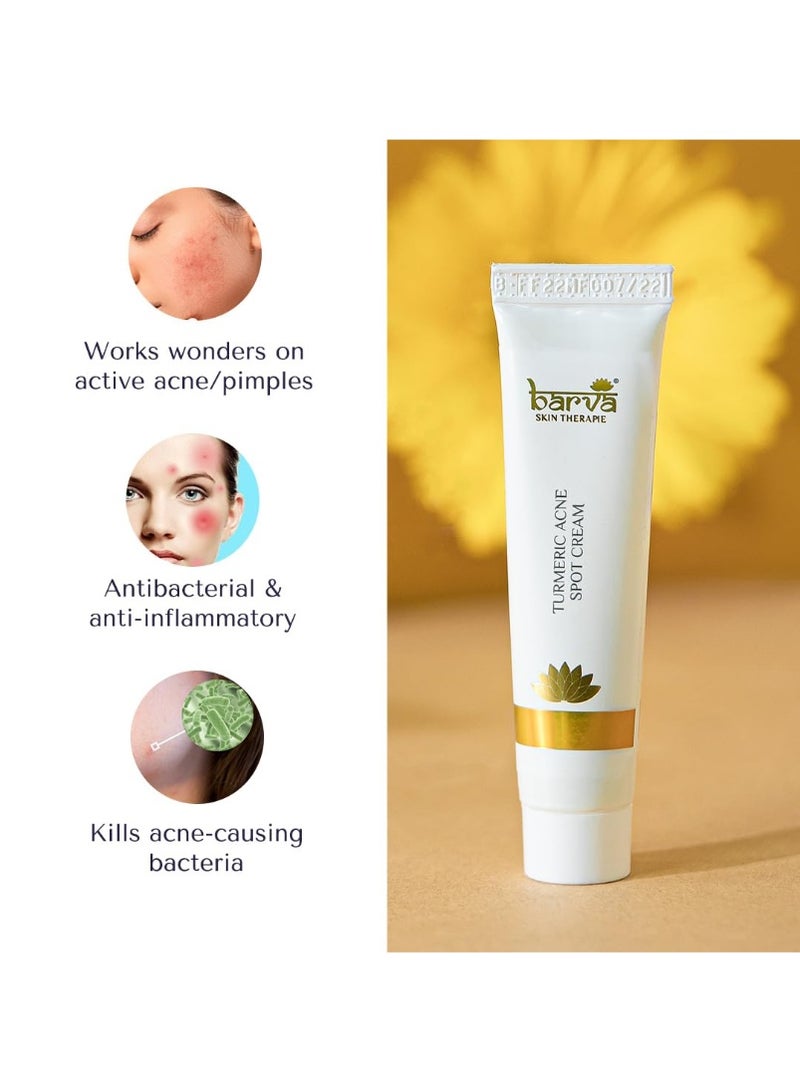 Barva Skin Therapie Turmeric Acne Spot Cream 10ml for Acne Scars and Skin Inflammation - Image 4