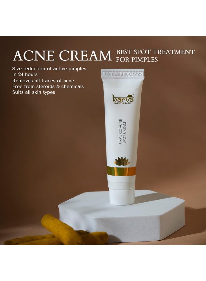 Barva Skin Therapie Turmeric Acne Spot Cream 10ml for Acne Scars and Skin Inflammation - Image 2