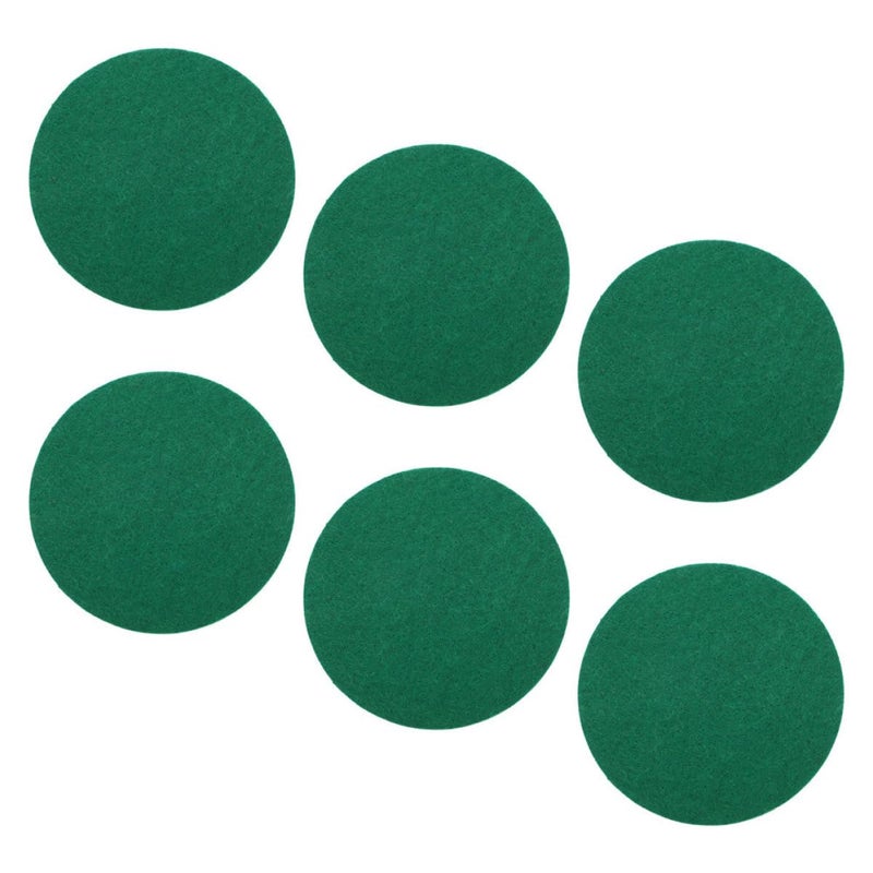 Green Self Adhesive Mallet Felt Pads Replacement Set For Air Hockey Table Game Room Use - Image 2