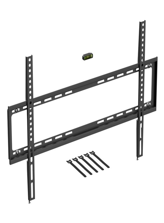 D-Line TV Wall Bracket for 50-85 Inch TVs, Ultra Low Profile, Slim Flat to Wall TV Mount - VESA 200x200mm - 600x400mm, Holds up to 132lbs - Image 1