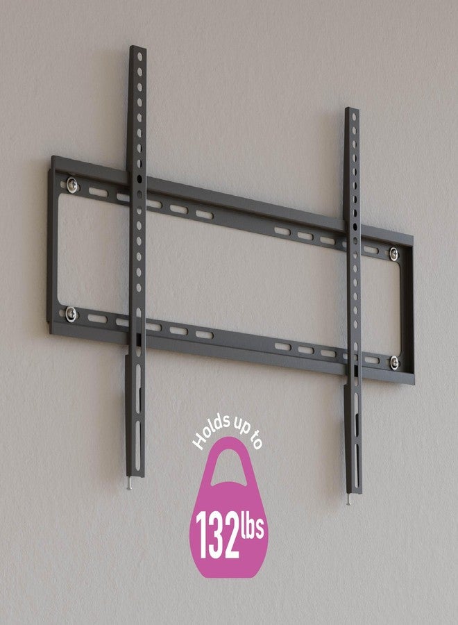 D-Line TV Wall Bracket for 50-85 Inch TVs, Ultra Low Profile, Slim Flat to Wall TV Mount - VESA 200x200mm - 600x400mm, Holds up to 132lbs - Image 5