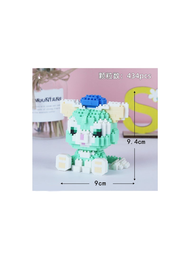 Jie Kitten Children'S Educational Assembling And Plug-In Stall Toys Micro-Particle Diamond Small Building Blocks  - Image 2