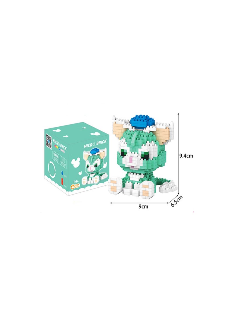 Jie Kitten Children'S Educational Assembling And Plug-In Stall Toys Micro-Particle Diamond Small Building Blocks  - Image 3
