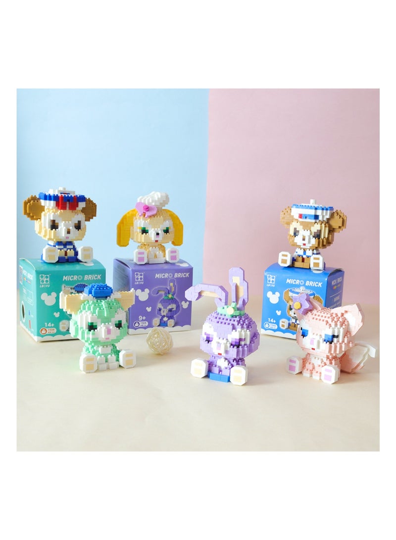 Jie Kitten Children'S Educational Assembling And Plug-In Stall Toys Micro-Particle Diamond Small Building Blocks  - Image 4