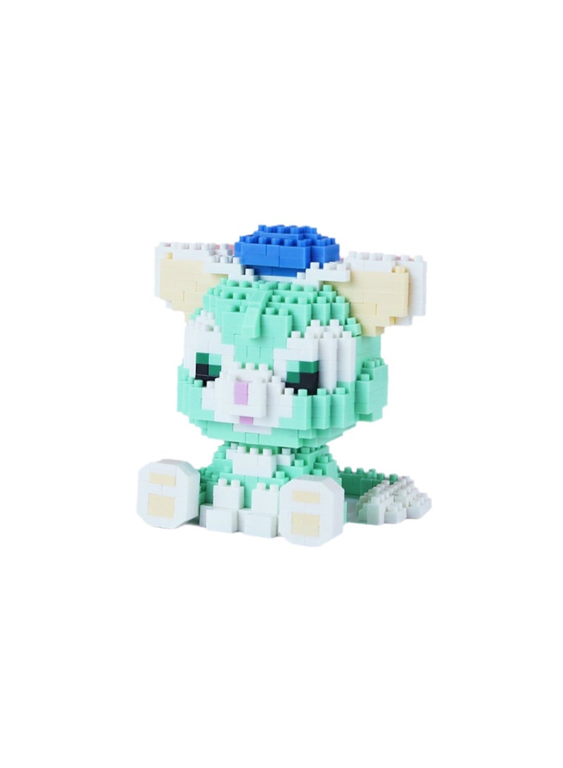 Jie Kitten Children'S Educational Assembling And Plug-In Stall Toys Micro-Particle Diamond Small Building Blocks  - Image 1