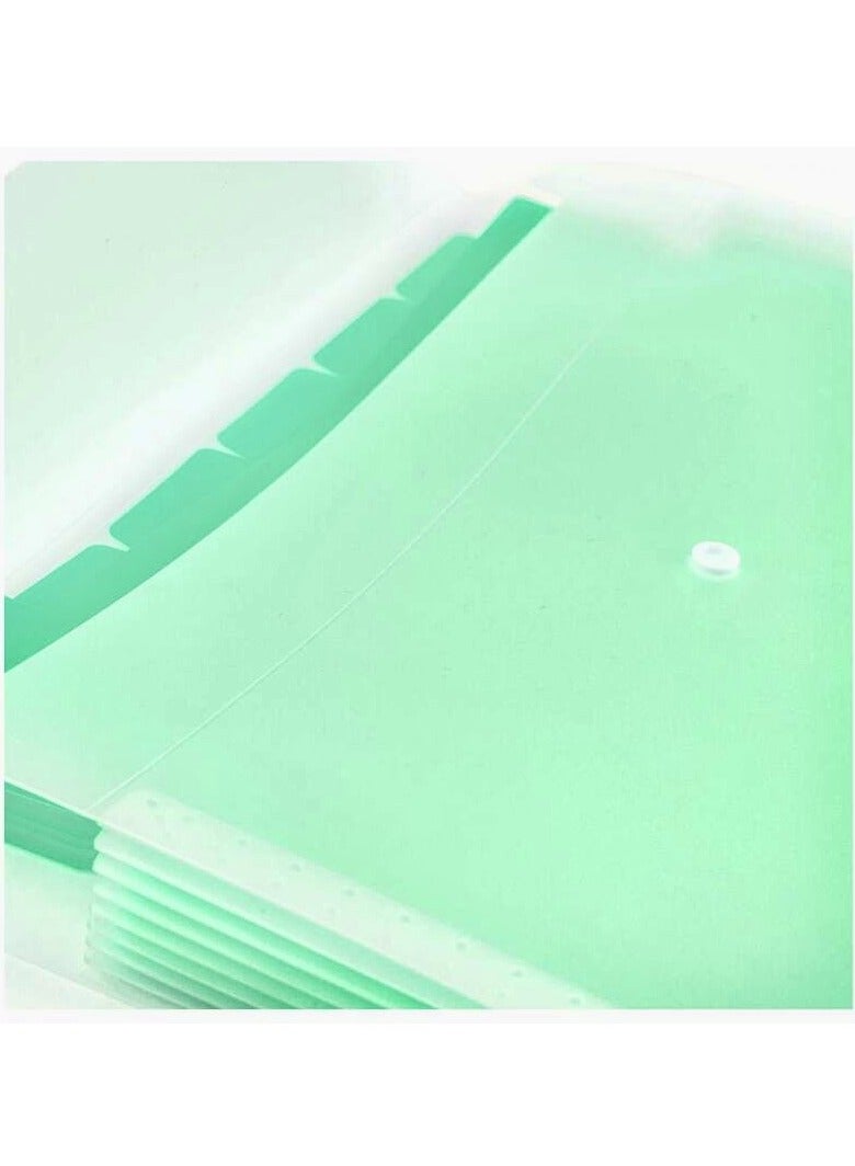 Generic File and Paper Organizer with 11 Pockets, A4 Expandable File Folder with Index Tabs, Expandable Plastic Document Organizer for Business, Travel, School, Office  - Image 2