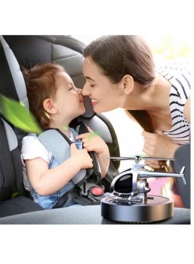 ارواق معطر جو للسيارة يعمل بالطاقة الشمسية ، لون اسود - Image 4