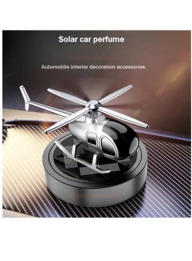 ارواق معطر جو للسيارة يعمل بالطاقة الشمسية ، لون اسود - Image 2
