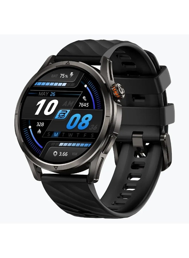 KOSPET ساعة KOSPET Magic R10 الذكية القوية مع بطارية 450 مللي أمبير، شاشة AMOLED بحجم 1.43 بوصة، GPS مزدوج النطاق، مكالمات بلوتوث 5.3، مقاومة للماء حتى 5ATM و IP69K، أكثر من 180 وضع رياضي، تتبع صحي على مدار الساعة طوال أيام الأسبوع، عمر بطارية طويل - - Image 1