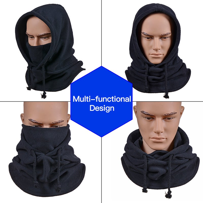 Winter Warm Polar Fleece Balaclava Winter Sports Cap Face Cover Neck Warmer for Cycling Skiing Motorcycling - Image 4