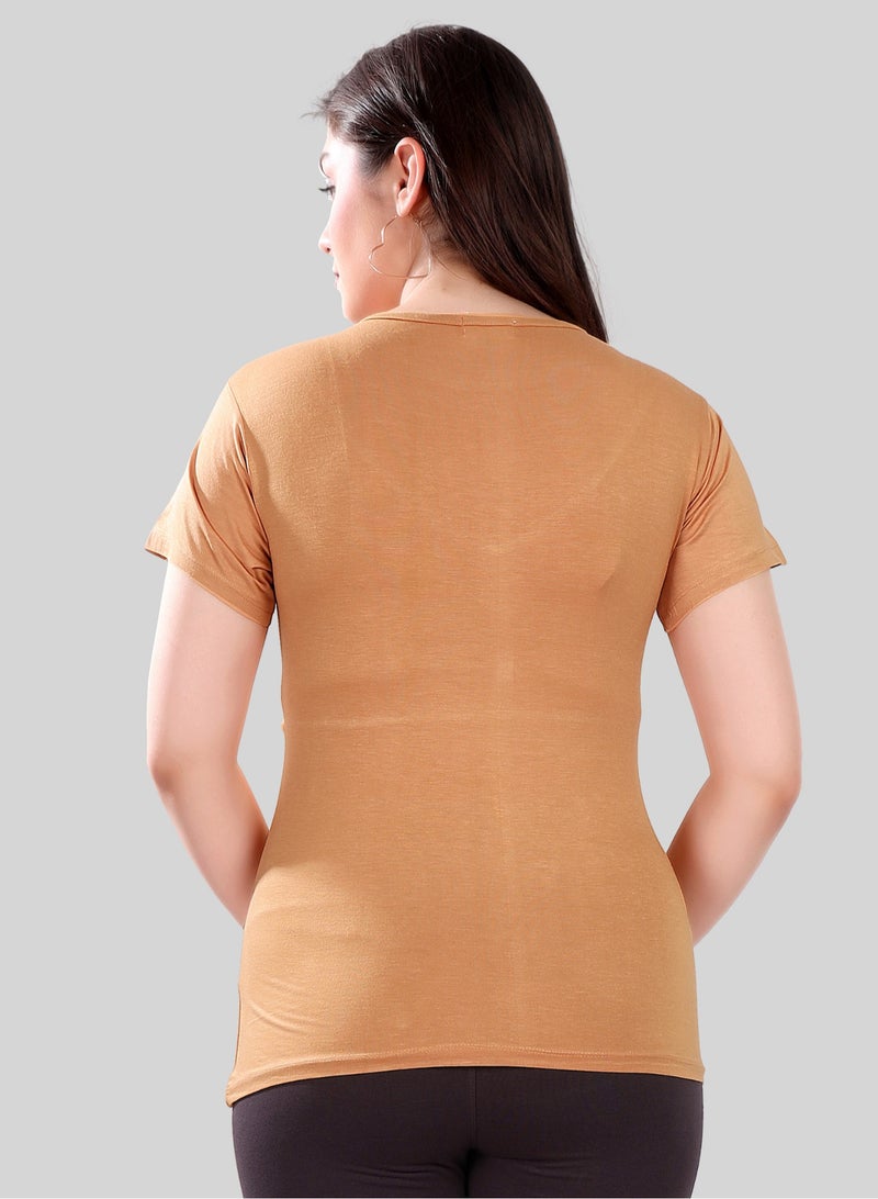 TUMMY TUMMY Maternity & Nursing Double Layered Pull-On Top Pack of 2pc  - Image 5