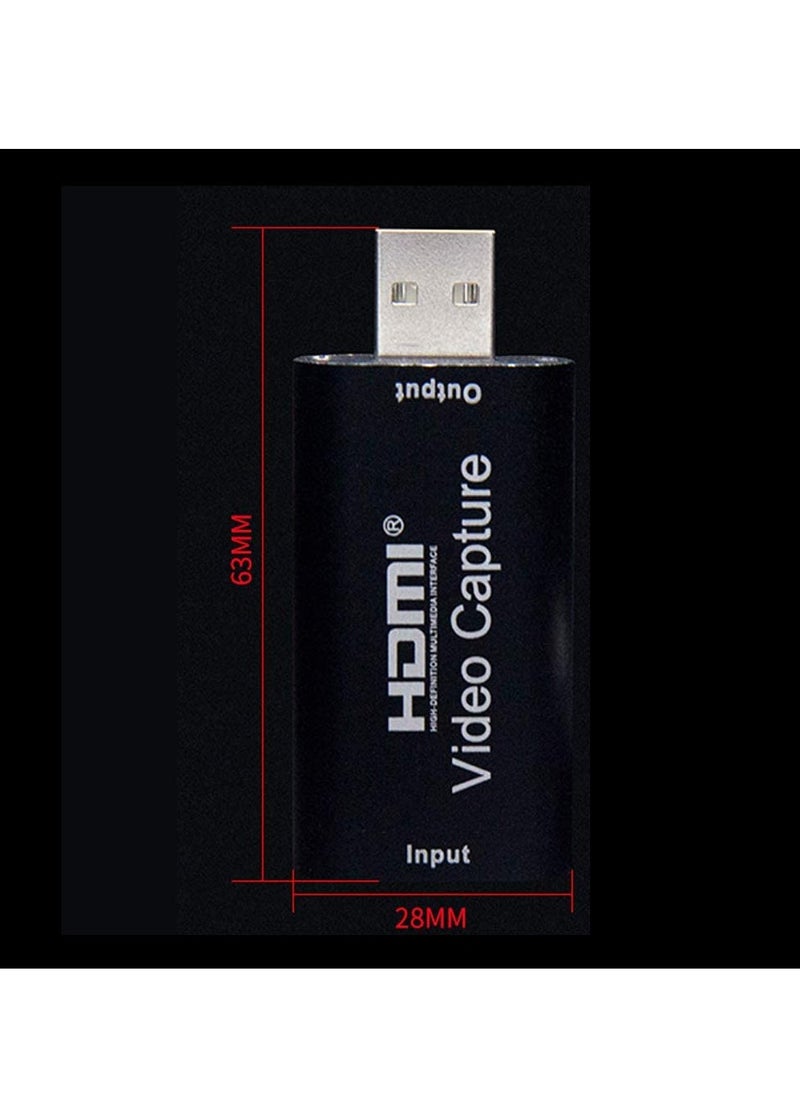 Generic - Video Capture Card HDMI High Definition Acquisition Live Streaming Broadcasting Mini USB 2.0 - Image 1