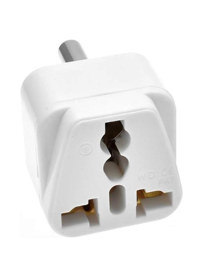 The Bros South African Switch Plug Converter Type M Plug Adapter Safe Grounded Small Travel Adapter Plug for South African/Indian Travel Power Plug Adapter Converter 0-10A 250V 