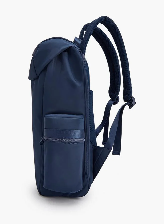 ميسي Solid Backpack With Side Pockets
