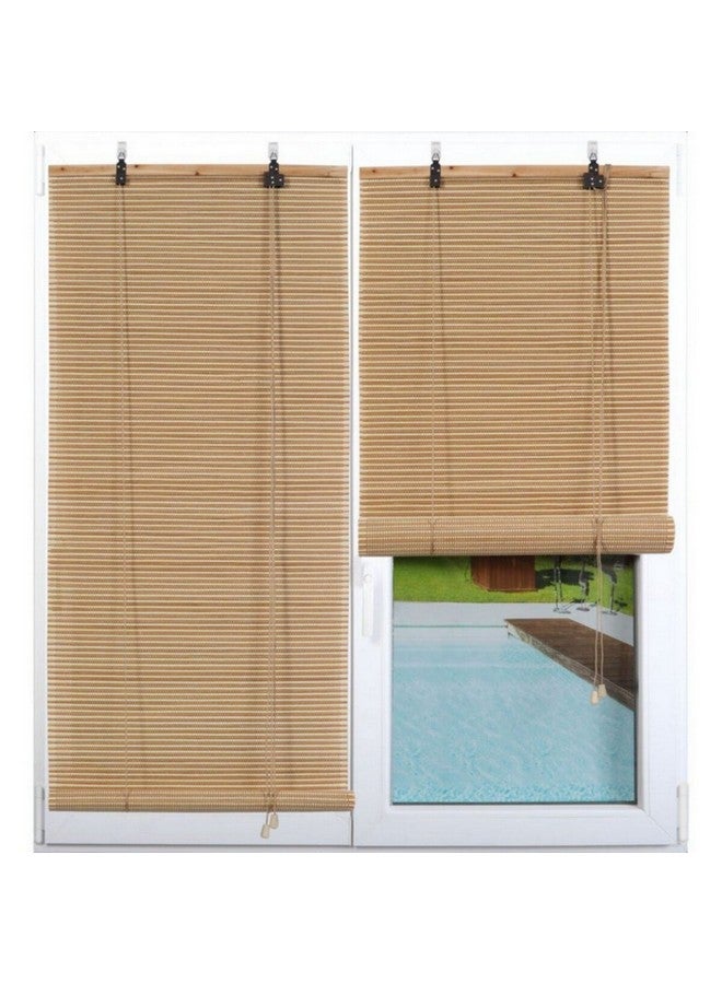 Bamboo Slats Roller Blinds Natural Beige 200 x 200 cm 3304200200041
