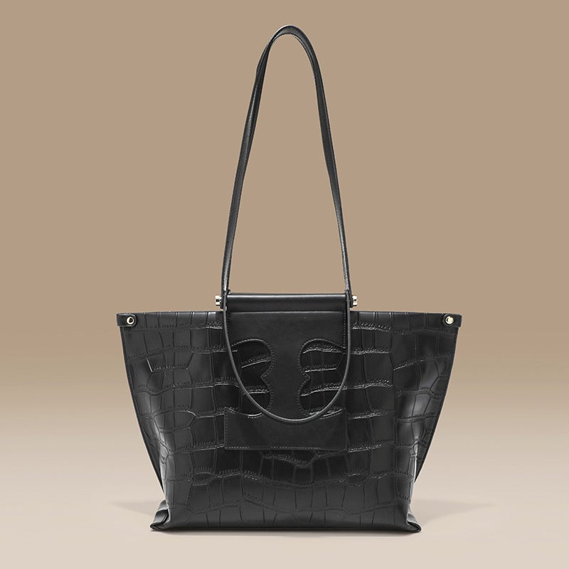 Crocodile Pattern Bag Underarm Tote Bag Women'S Commuter Large Capacity Handbag Bride Wedding - Image 1