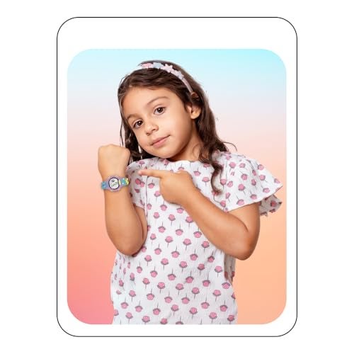 SPIKY Digital Sports Watch for Kids (Turquoise) | Multifunctional with Luminous Display & Alarm | Water Resistant & Printed Silicone Strap | Birthday Gift Wrist Watches for Boys & Girls | Age 2-14 Yrs - Image 4