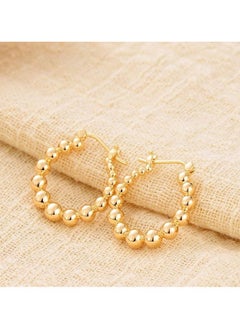 Mevecco Women Huggie Earrings Gold Hoop 14K Gold Filled Small Simple Handmade Hypoallergenic Everyday Jewelry  - Image 5