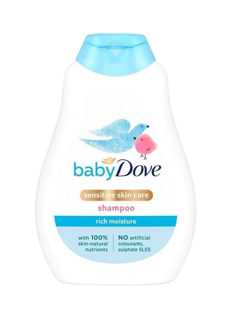 Dove Baby Dove Sensitive Skin care Shampoo Rich Moisture 400 ml  - Image 1