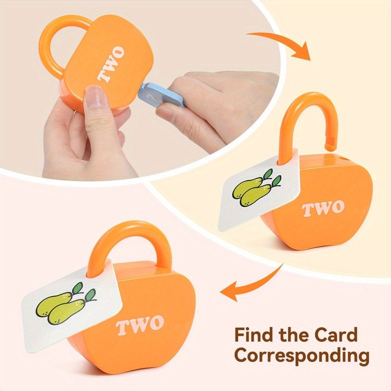 Children Matching Keys And Locks Puzzle Toy 5 Pcs Bagged Educational Learning Activity Great Gift - Image 5