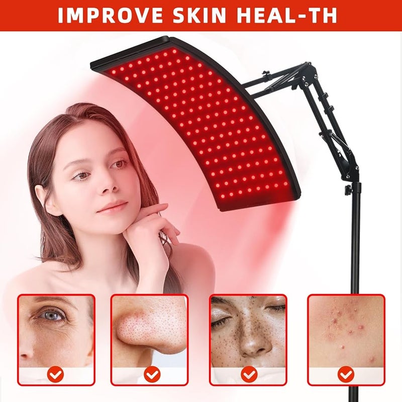 Viconor Red Light Therapy for Face and Body, Red Infrared Light Therapy Lamp with Stand Led 660nm Red Light-Therapy& 850nm Infrared Light Device for Body - Image 2