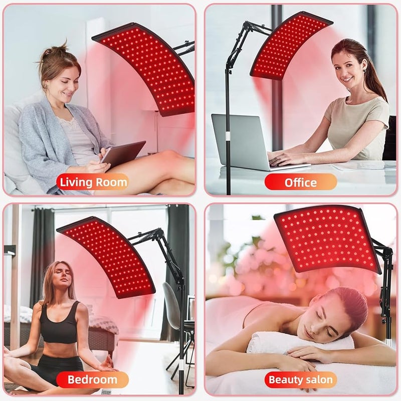 Viconor Red Light Therapy for Face and Body, Red Infrared Light Therapy Lamp with Stand Led 660nm Red Light-Therapy& 850nm Infrared Light Device for Body - Image 3